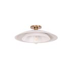 Dainolite PIM-171SF-MW Pima 1-Lumière 60W Blanc mat LED Plafonnier semi encastré