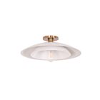 Dainolite PIM-171SF-MW Pima 1-Lumière 60W Blanc mat LED Plafonnier semi encastré