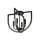 Dainolite PLA-154FH-MB Pamela 240W Noir mat LED Plafonnier encastré