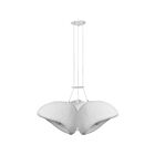 Dainolite PLR-353P-MW Pilar 1-lumière 180W Blanc mat LED Suspendu