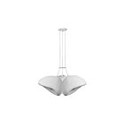 Dainolite PLR-353P-MW Pilar 1-lumière 180W Blanc mat LED Suspendu