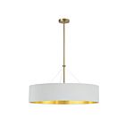 Lustre incandescent à 1 étage Dainolite Pallavi PLV-304C-AGB-692 400W 4 lumières