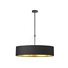 Lustre incandescent à 1 étage Dainolite Pallavi PLV-304C-MB-698 400W 4 lumières