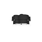 Plafonnier encastré incandescent Dainolite Phlox PLX-203FH-MB-BK 18W 3-Lumières noir