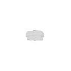 Plafonnier encastré incandescent Dainolite Phlox PLX-203FH-PC-WH 18W 3-Lumières blanc