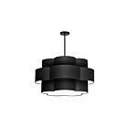 Chandelier incandescent Dainolite Phlox PLX-284C-MB-BK 400W 4-Lumières noir