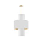 Suspendu à LED Dainolite Patrona POA-224P-AGB-692-790 240W 4-Lumières Blanc