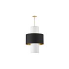 Suspendu à LED Dainolite Patrona POA-224P-AGB-698-790 240W 4-Lumières Noir