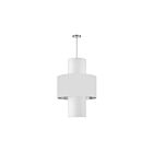 Suspendu à LED Dainolite Patrona POA-224P-PC-691-790 240W 4-Lumières Blanc