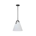 Dainolite POL-121P-MB-WH Polly 1-lumière 60W Blanc LED Suspendu