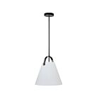 Dainolite POL-121P-MB-WH Polly 1-lumière 60W Blanc LED Suspendu