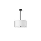Suspendu incandescent Dainolite Porscha POR-224P-MB-WH 240W 4 lumières blanc