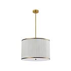 Suspendu à LED Dainolite Prudy PRD-243P-AGB 400W 4-Lumières Blanc