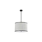 Suspendu à LED Dainolite Prudy PRD-243P-MB 400W 4-Lumières Blanc