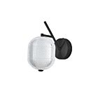 Dainolite PRI-137LEDW-MB Peri 1-Lumière 8.5W Effacer et Noir mat LED Applique Murale 3000K