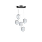 Dainolite PRI-1530LEDP-MB Peri 5-lumières 30W Clair Suspendu