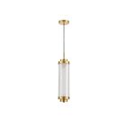 Dainolite PRI-1916LEDP-AGB Peri 1-lumière 16W Transparent LED Suspendu