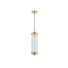 Dainolite PRI-1916LEDP-AGB Peri 1-lumière 16W Transparent LED Suspendu