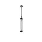 Dainolite PRI-1916LEDP-MB Peri 1-lumière 16W Transparent LED Suspendu