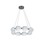 Dainolite PRI-3256LEDP-MB Peri 8-lumières 56W Clair Suspendu
