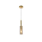 Dainolite PRY-MM-AGB Percy 1-lumière 100W Laiton vieilli LED Suspendu