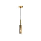 Dainolite PRY-MM-AGB Percy 1-lumière 100W Laiton vieilli LED Suspendu