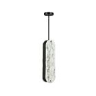 Dainolite PSC-201P-MB Pascal 1-lumière 60W Albâtre LED Suspendu