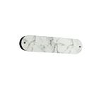 Dainolite PSC-202W-MB Pascal 2-Lumières 120W albâtre et Noir mat LED Applique Murale