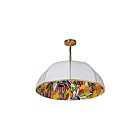 Suspendu à LED Dainolite Parasol PSL-261P-AGB-GW 100W 1-Lumière Blanc