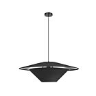 Suspendu incandescent Dainolite Poseidon PSO-241P-MB-697 100W 1 lumière noir et argent