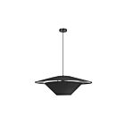 Suspendu incandescent Dainolite Poseidon PSO-241P-MB-697 100W 1 lumière noir et argent