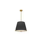 Suspendu à LED Dainolite Preston PST-184P-AGB-BK 240W 4-Lumières Noir