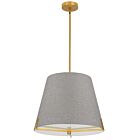 Suspendu à LED Dainolite Preston PST-184P-AGB-GRY 240W 4-Lumières Gris