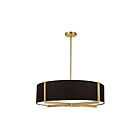 Suspendu incandescent Dainolite Preston PST-264LP-AGB-BK 240W 4 lumières noir