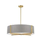 Suspendu incandescent Dainolite Preston PST-264LP-AGB-GRY 240W 4 lumières gris