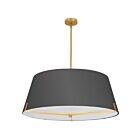 Suspendu à LED Dainolite Preston PST-324P-AGB-BK 240W 4-Lumières Noir