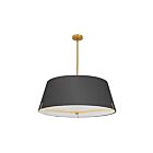 Suspendu à LED Dainolite Preston PST-324P-AGB-BK 240W 4-Lumières Noir