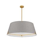 Suspendu à LED Dainolite Preston PST-324P-AGB-GRY 240W 4-Lumières Gris