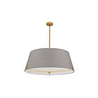 Suspendu à LED Dainolite Preston PST-324P-AGB-GRY 240W 4-Lumières Gris