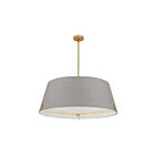 Suspendu à LED Dainolite Preston PST-324P-AGB-GRY 240W 4-Lumières Gris