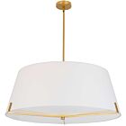 Suspendu à LED Dainolite Preston PST-324P-AGB-WH 240W 4-Lumières Blanc