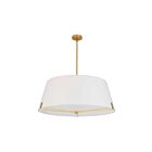 Suspendu à LED Dainolite Preston PST-324P-AGB-WH 240W 4-Lumières Blanc