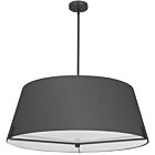 Suspendu à LED Dainolite Preston PST-324P-MB-BK 240W 4-Lumières Noir