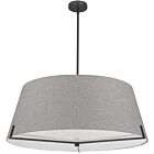 Suspendu à LED Dainolite Preston PST-324P-MB-GRY 240W 4-Lumières Gris