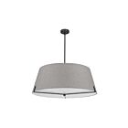 Suspendu à LED Dainolite Preston PST-324P-MB-GRY 240W 4-Lumières Gris