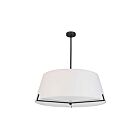 Suspendu à LED Dainolite Preston PST-324P-MB-WH 240W 4-Lumières Blanc