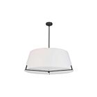 Suspendu à LED Dainolite Preston PST-324P-MB-WH 240W 4-Lumières Blanc