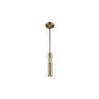 Suspendu à LED Dainolite Passwell PSW-121P-AGB 50W 1-Lumière Laiton vieilli