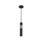 Suspendu à LED Dainolite Passwell PSW-121P-MB-AGB 50W 1-Lumière Noir mat