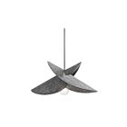 Suspendu à LED Dainolite Felt PTE-201P-MB-500 60W 1-Lumière Gris